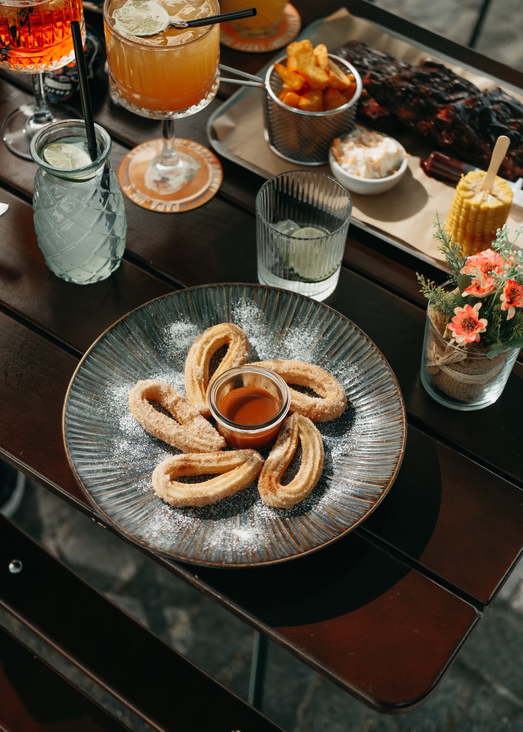 Churros mit Dulce de Leche im Papa Joe’s Ingolstadt