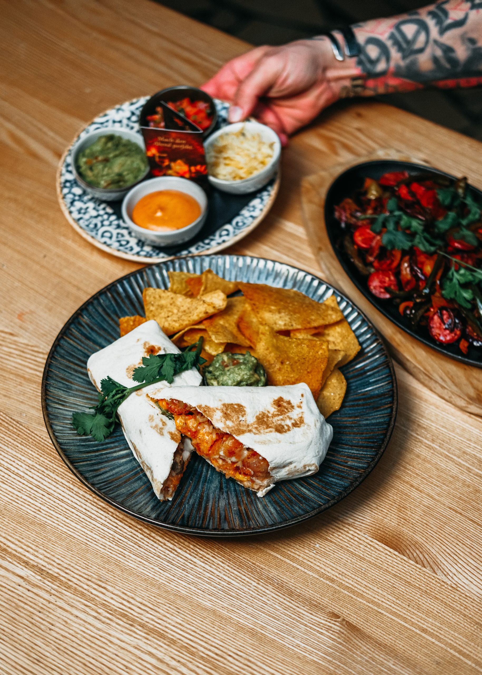 Burrito und Fajita im Papa Joe's Ingolstadt
