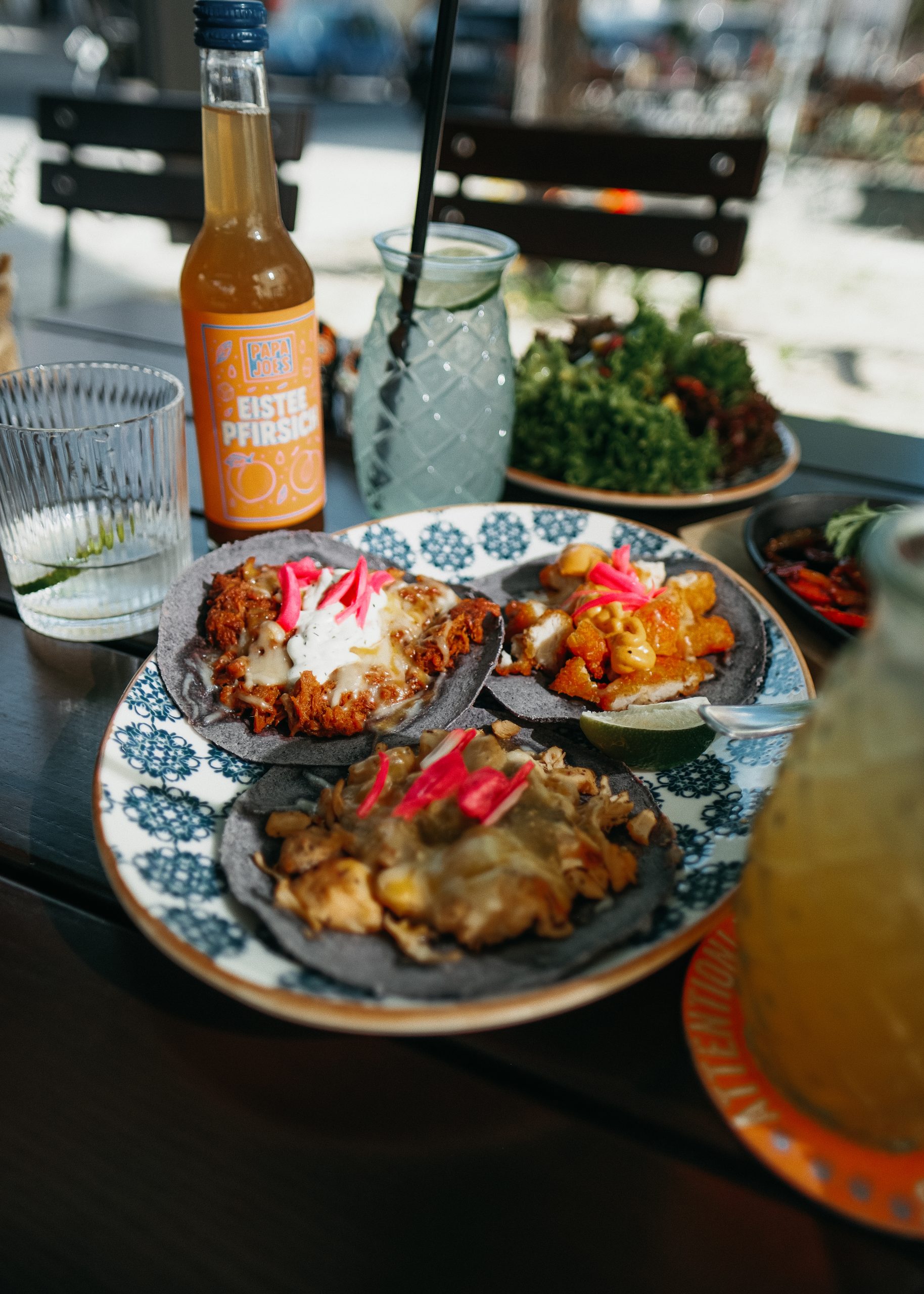 Tacos und Getränke im Papa Joe's Ingolstadt