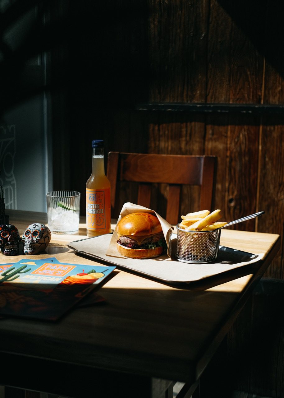 Burger im Papa Joe's Ingolstadt